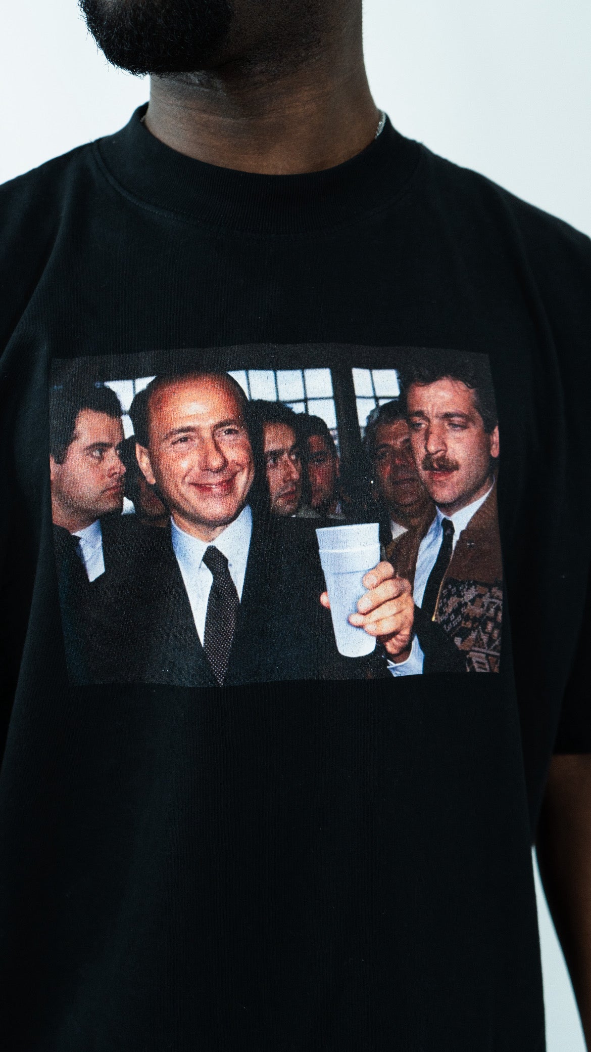 SLATTWRLD #1 BERLUSCONI TEE