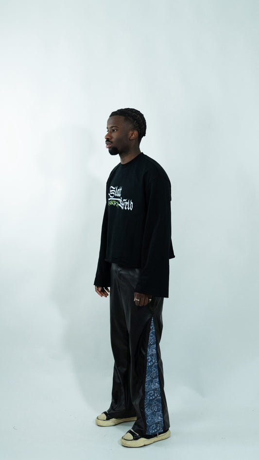 SLATTWRLD LEATHER PANT #1