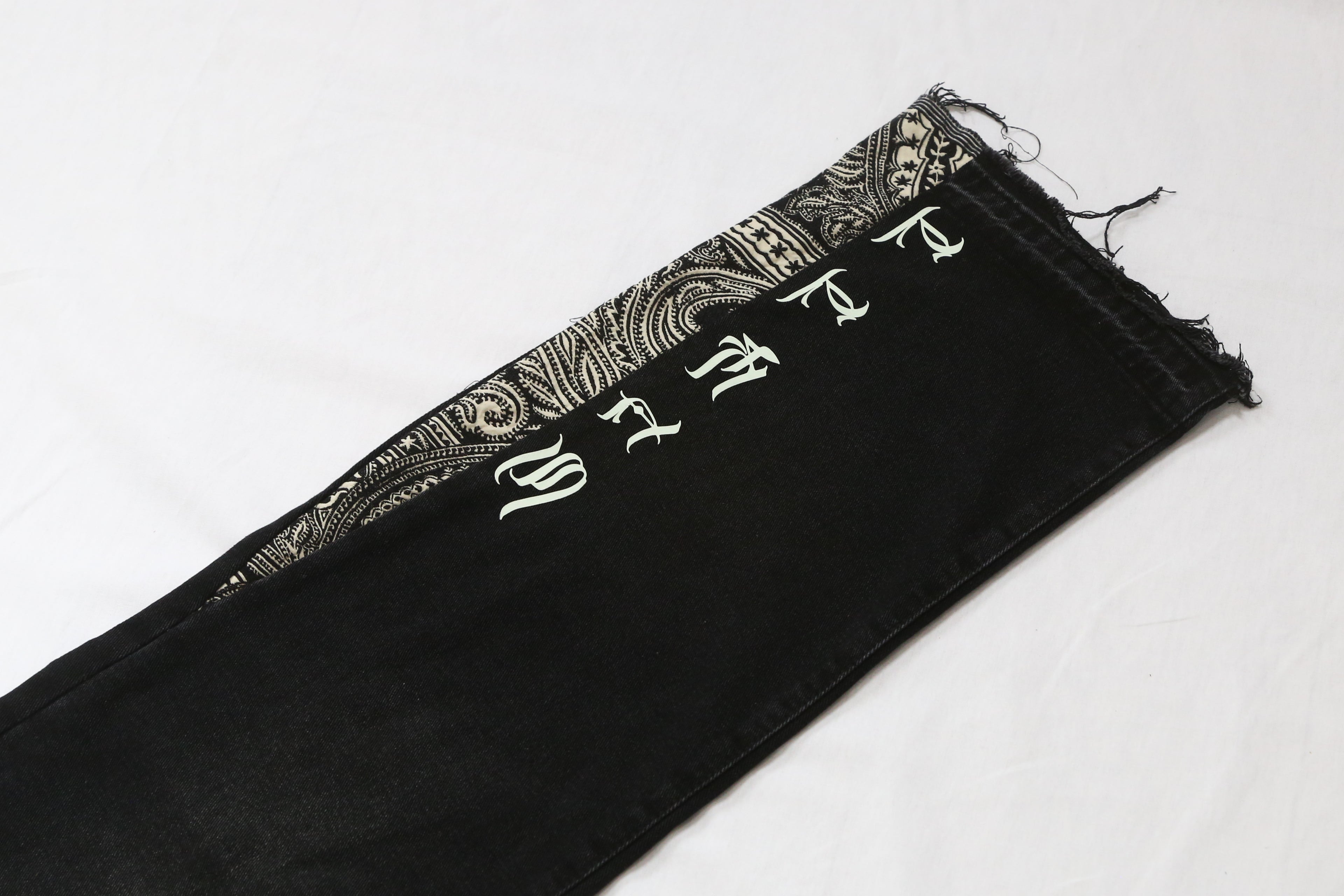 Black Bandana Denim