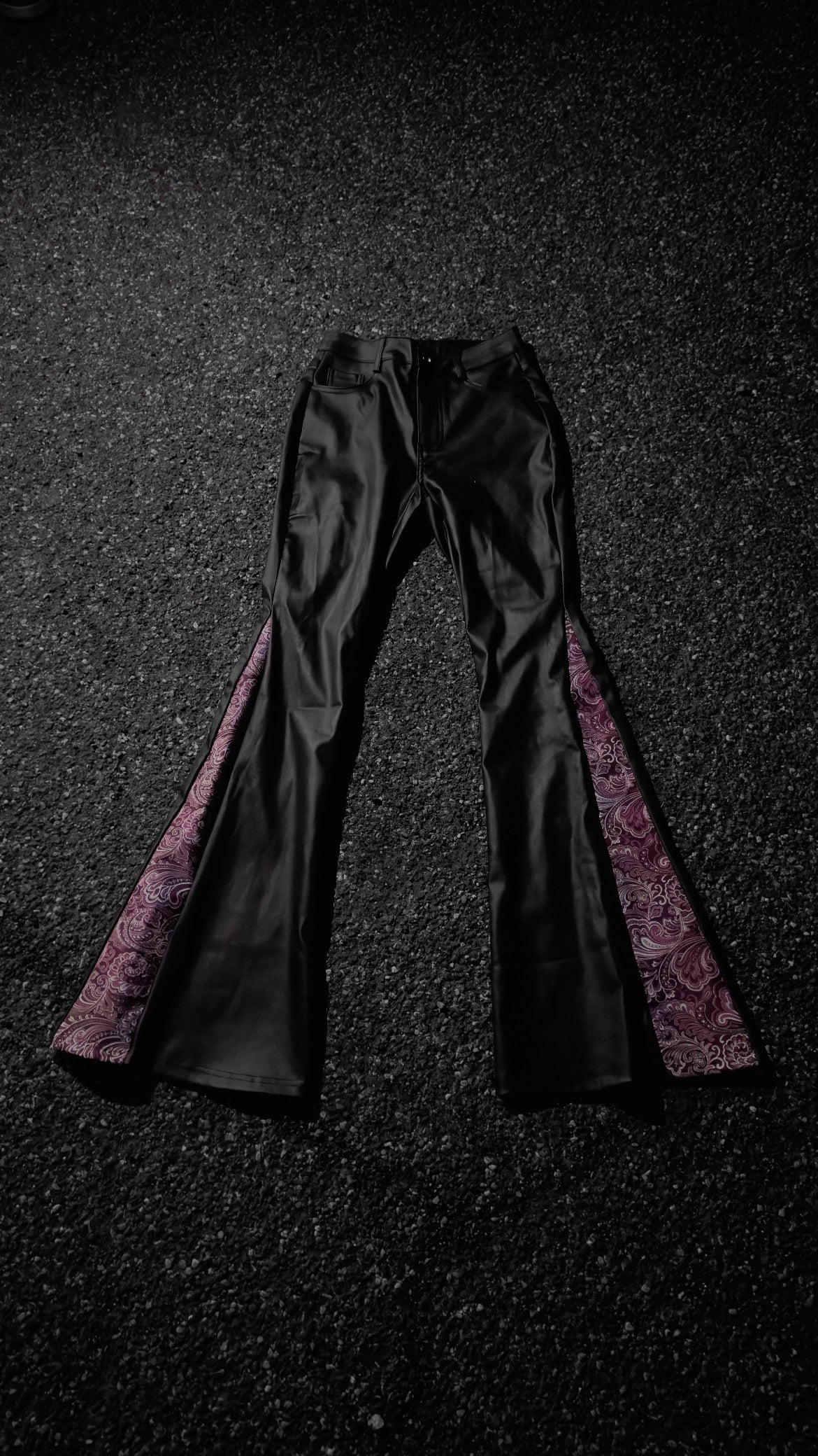 SLATTWRLD W LEATHER PANT #1