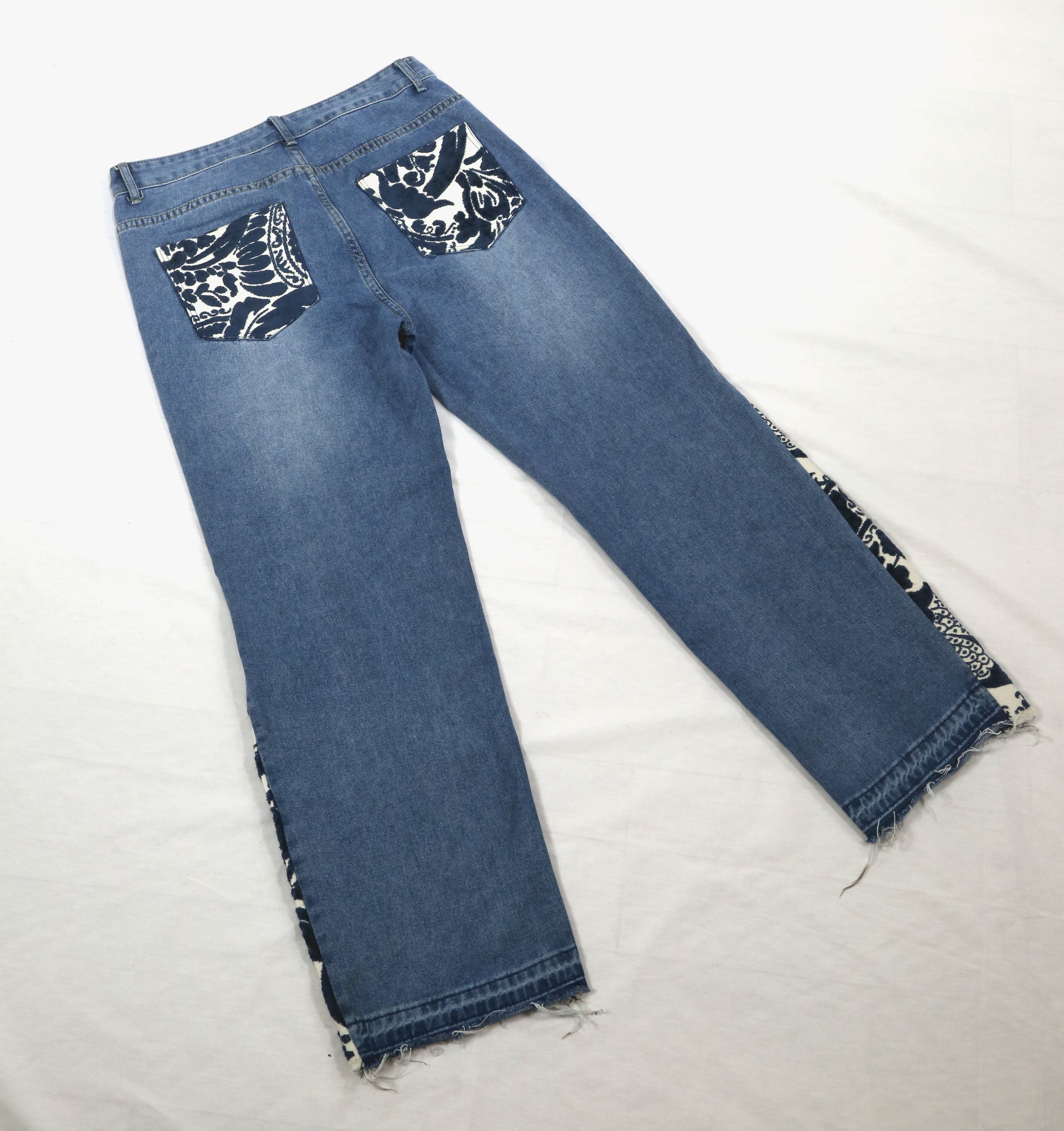 Blue Bandana Denim
