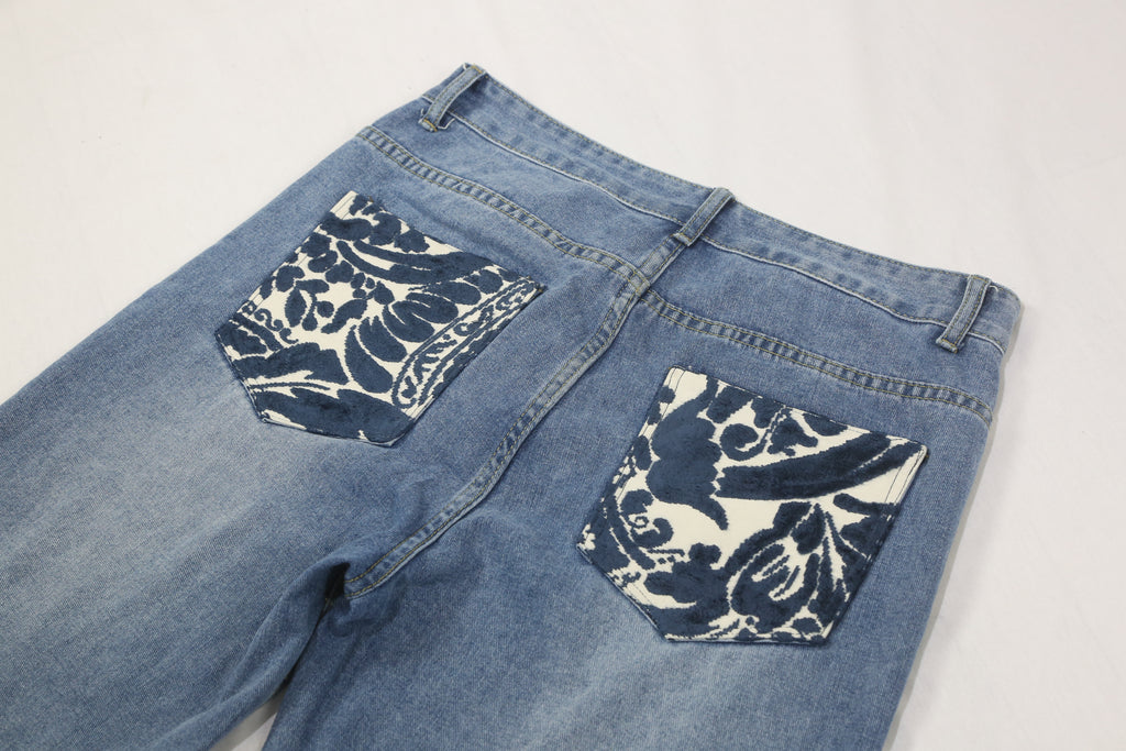 Blue Bandana Denim
